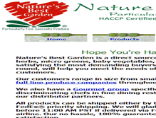 Tablet Screenshot of naturesbestgarden.com